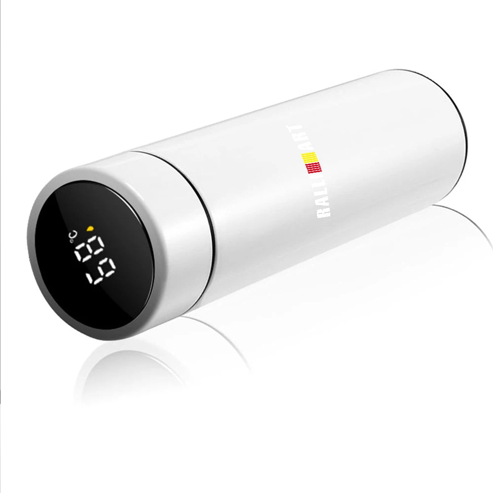 Stainless Steel Car Badge Thermos Mug Leak Proof Thermo Cup Smart Thermos Kettle For Mitsubishi Ralliart Pajero Eclipse Asx L200