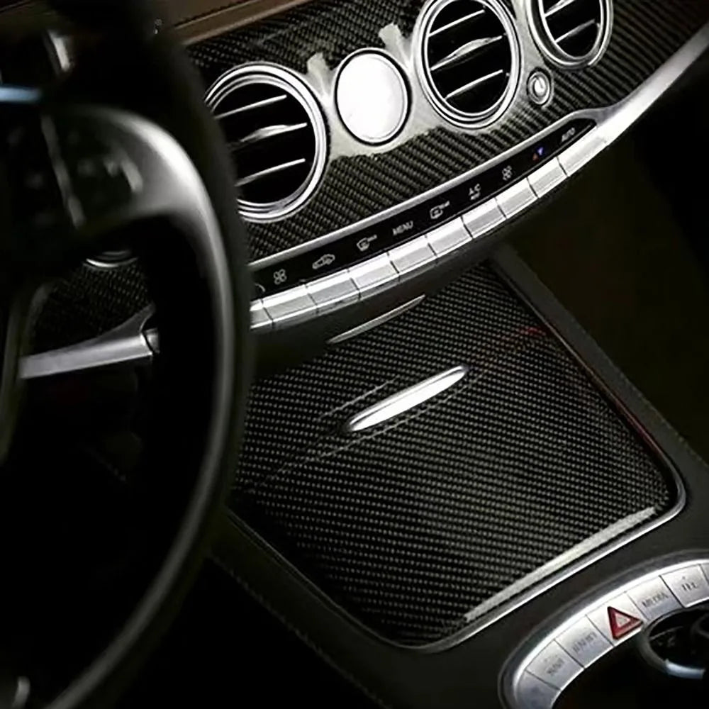 Carbon Fiber Vinyl Wrap Film – 3D/6D Matte & Gloss Forged Carbon Sticker for Car & Motorcycle (50x30cm)