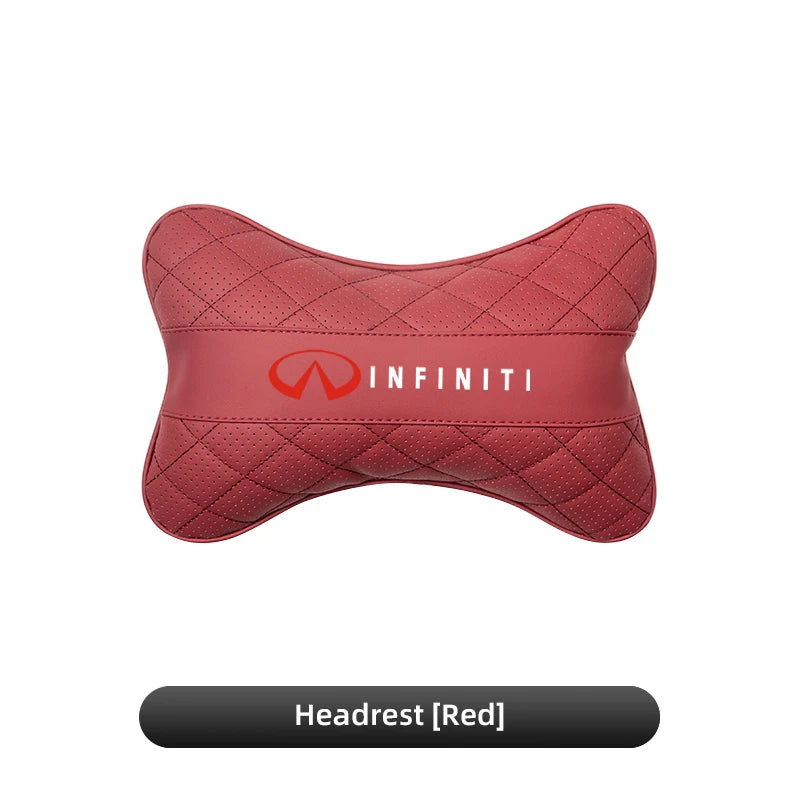 Car Seat Neck Pillow Headrest Lumbar Waist Support Cushion For Infiniti QX55 QX50 QX60 QX80 Q50 Q70L Q60 Q30 Q70 QX70 QX30 FX37