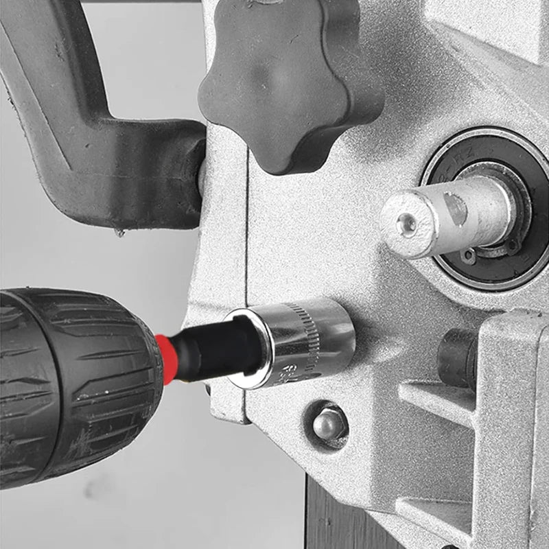 Impact Socket Adapter 1/4" 3/8" 1/2" Square Socket Driver Extension Bit Power Tools Hex Shank Impact Driver Socket Adapter