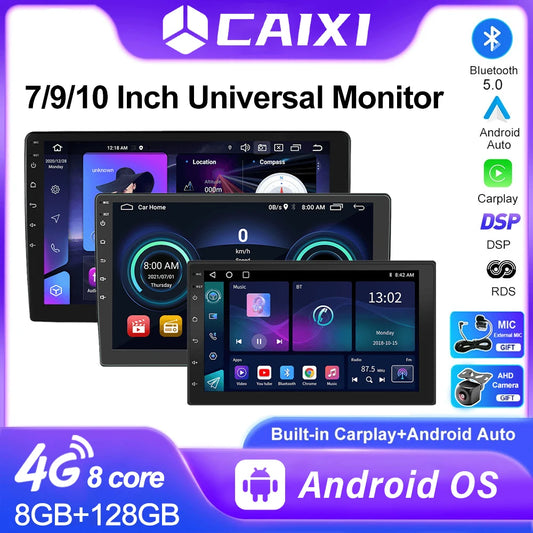 7" Car Stereo with Apple CarPlay & Android Auto, Compatible with Volkswagen Fiat Renault Nissan Hyundai Car