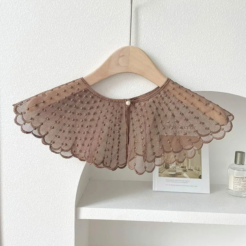 Detachable Fake Collar Fashion Lace Decorative Shirt Dress Fake Collar Dickey Collar for Women Blouse