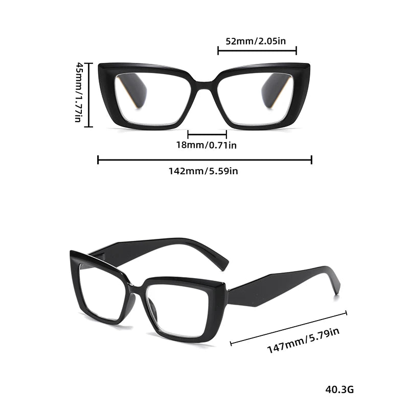2/3PCS New Cat-eye Reading Glasses Fashionable Simple And Versatile Reading Glasses For Middle-aged And Elderly People 2319