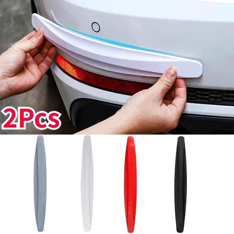 2Pcs Car Bumper Protector Strip Guard Corner Protection Strips Scratch Protector Crash Anti Collision Auto Accessories