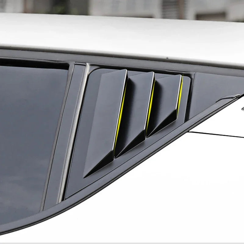 2Pcs Car Rear Windows Cover Sticker Window Triangle Shutters Trim for Toyota C-HR CHR C HR 2016 - 2022 Car Accessories Car Decal
