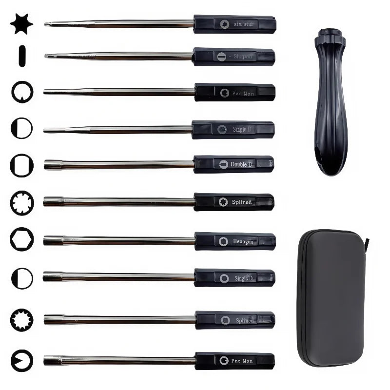 10-Piece Carburetor Adjustment Tool Kit for 2-Cycle Engines – Compatible with Husqvarna, Stihl, Echo Chainsaws & Trimmers