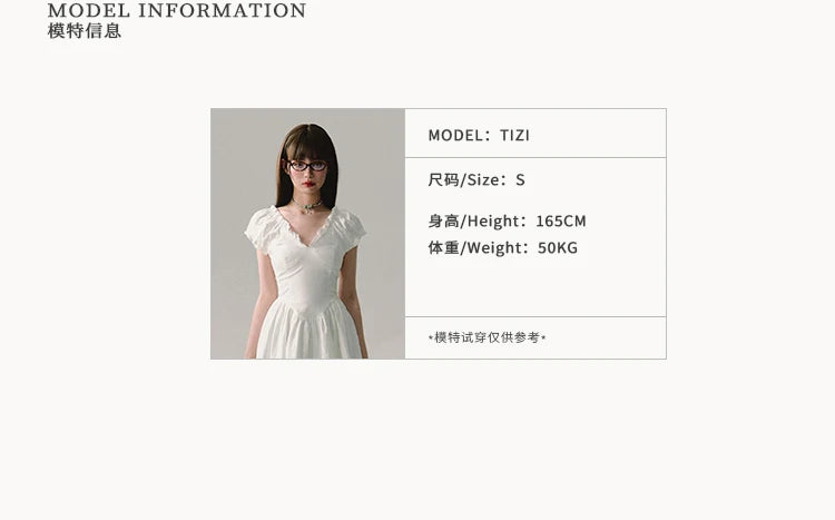 High Quality Dress A-line Elegant Sexy Lace Short Sleeved Shirt Skirt Commuting College Style Decoration Retro Dress Vestido Y2k