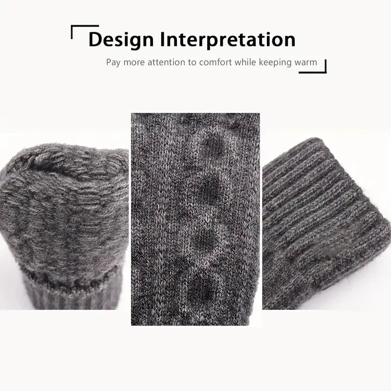 Touchscreen Knit Gloves, Unisex Winter Gloves