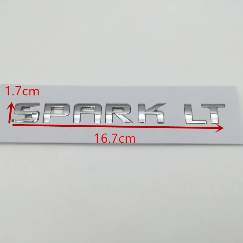 1pcs 3D ABS SAIL SPARK LT LTZ LACETT car Letter Emblem Rear tail trunk Decals badge sticker Decal styling auto Accessories