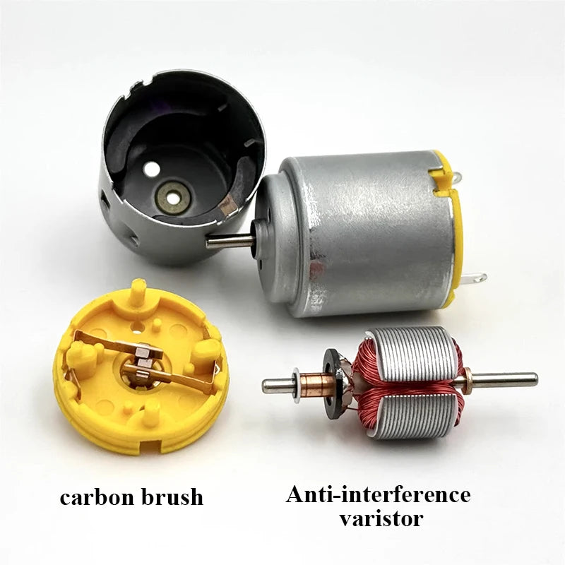 2PCS RP260-CN/2295 Mini R260 Motor 7.4V 17000RPM High Speed Carbon Brush Toy Car Model Motor