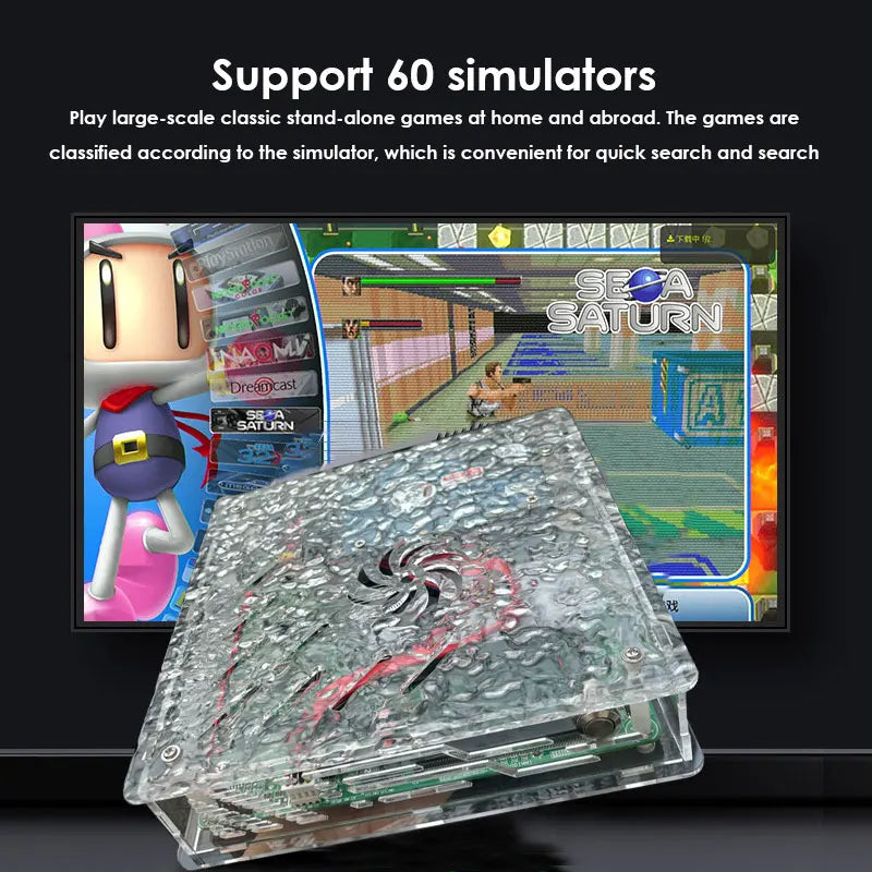 LZAKMR X9 Game Console — 1TB, 60+ Emulators, 4K HD Output, Plug-and-Play Home Game Box