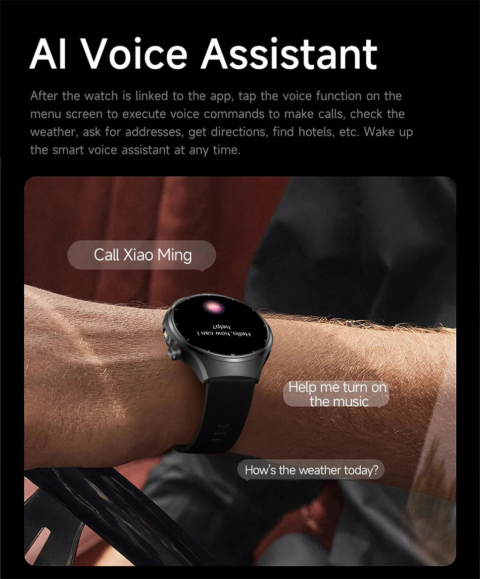 2026 G6 Max Smartwatch – 1000mAh Battery, Bluetooth Call, GPS Tracking & LED Flashlight | Men