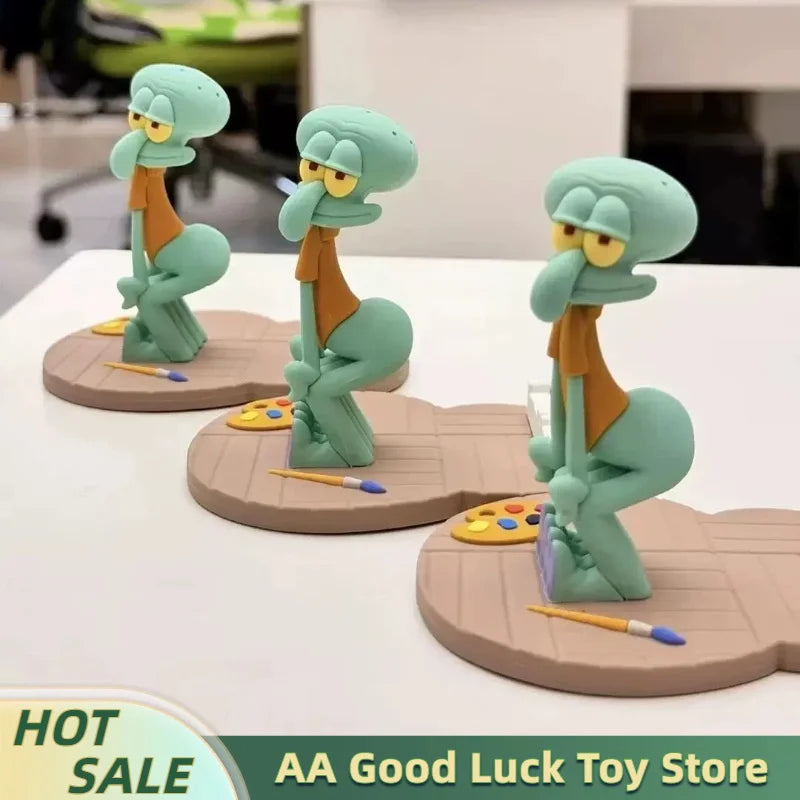 Hot Sale Octopus Phone Holder Stable Cartoon Cute Anime Figure Ornament Funny Cartoon Desktop Stand Home Decor Gift For Fans