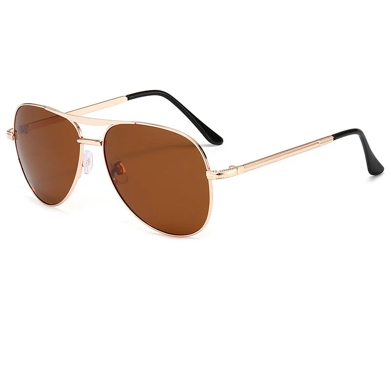 Double Bridge Polarized Aviator Sunglasses — Unisex UV400