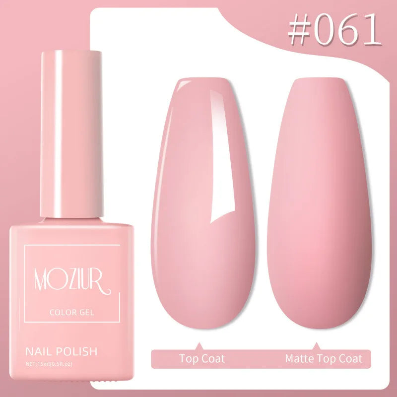 Colorful Hot Sale Uv Gel Nail Polish Set Soak Off Gel Nail Polish 15ml Professional Nail Gel Polishes