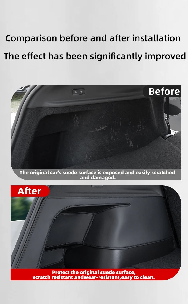 For Tesla Model Y Juniper 2026 Rear Trunk Side Anti-Kick Pad Full Coverage Protection Kit Car Anti-dirty Pad Accessorie