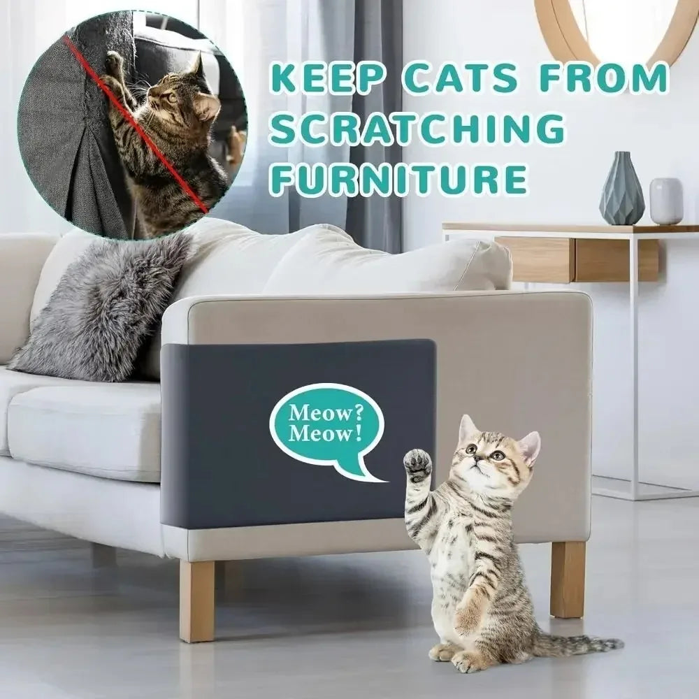 Cat Scratcher Sofa Protector – 40x300cm Trimmable Self-Adhesive Carpet Scratch Mat | 7 Colors