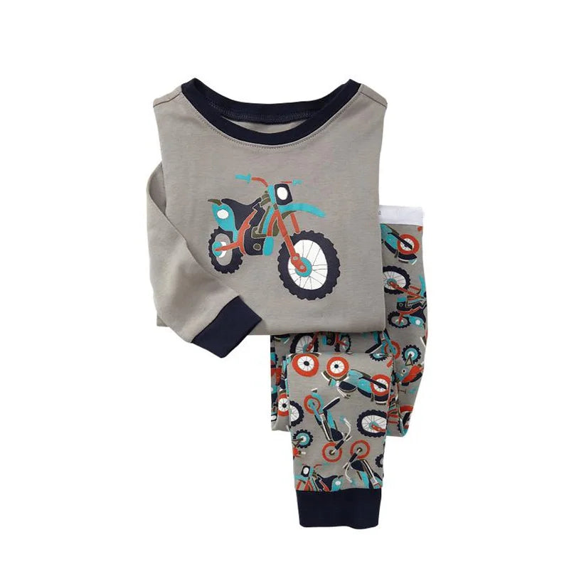 Kids Animal Embroidered Pajama Set - Soft Two-Piece Sleepwear - photo 13