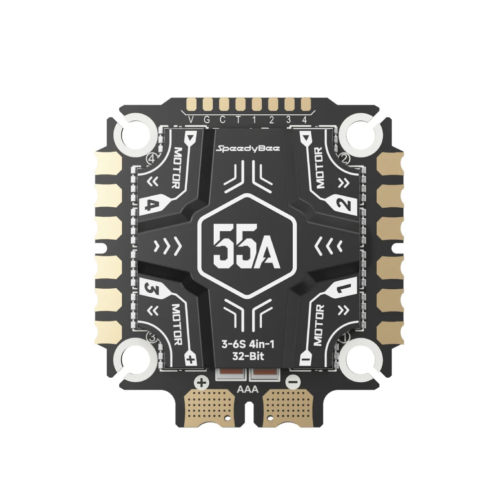 Speedybee F405 V5 32-bit 55A 30.5*30.5mm Model Aircraft Stack (F4 V5 Flight Controller+OX32 55A 4in1 ESC) For RC FPV Drone