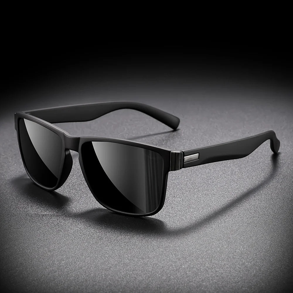 Unisex Square Polarized Sunglasses — Vintage UV400 Shades