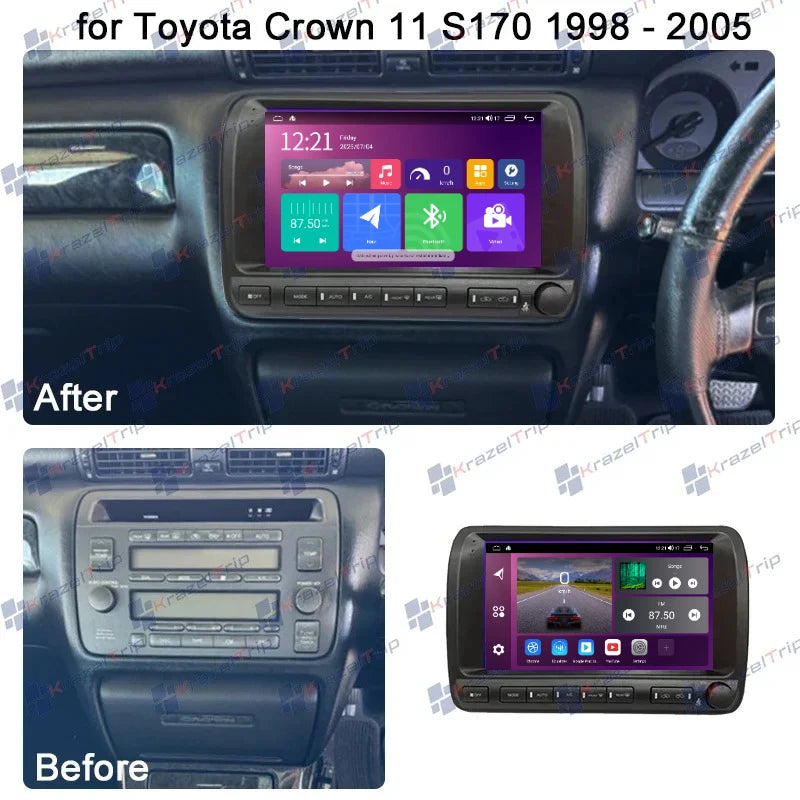 Car Stereo with Apple CarPlay & Android Auto, Compatible with Toyota Crown 11 S170
