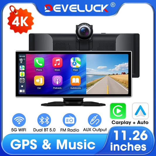 11.26" Car Stereo with Apple CarPlay & Android Auto