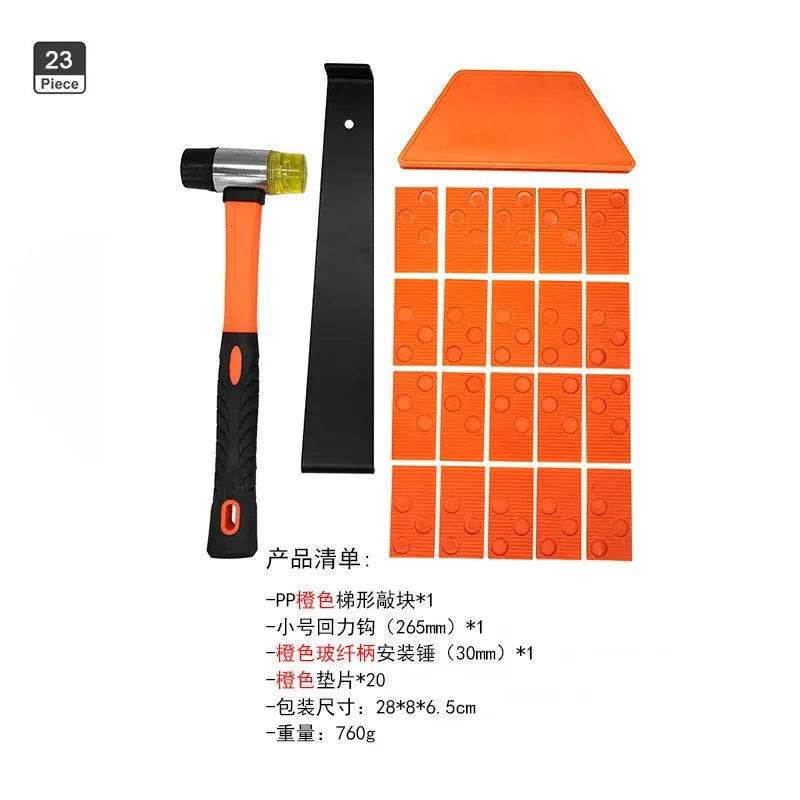 Laminate Flooring Installation Kit with 20 Pc Spacers