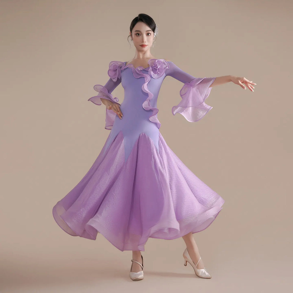 Women's modern ballroom competition dress