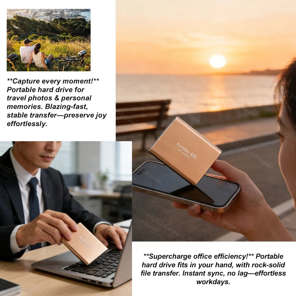 All-Scene Portable External SSD Solid State Drive | USB 3.1 Type-C