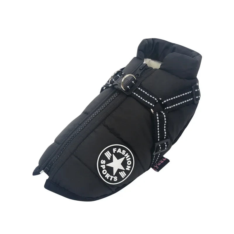 Dog Jacket Vest with Built-In Harness - Warm Winter Coat for Small Dogs - photo 8