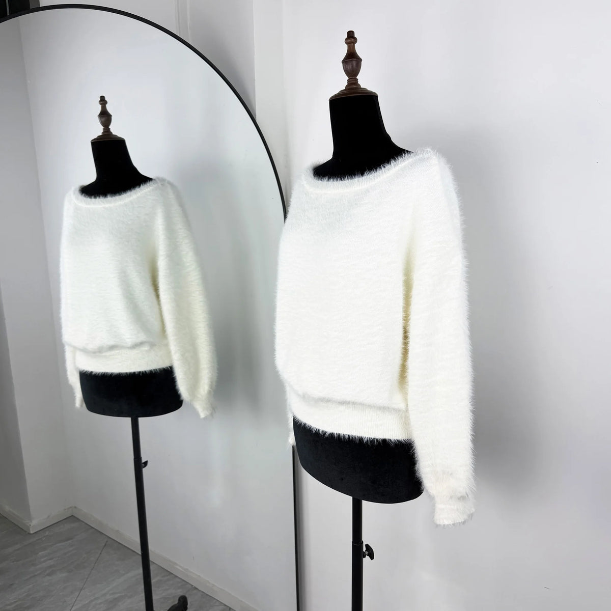 Women's Plush Loose Pullover Sweater