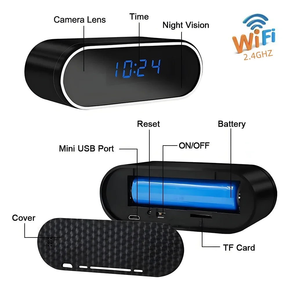 1080P WiFi Home Camera — Night Vision & Remote Viewing