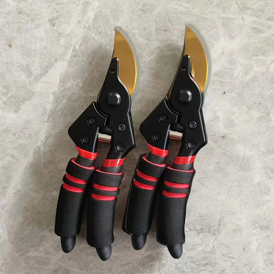 Heavy-Duty Pruning Shears with SK-5 Blade — Garden Tree Trimmer