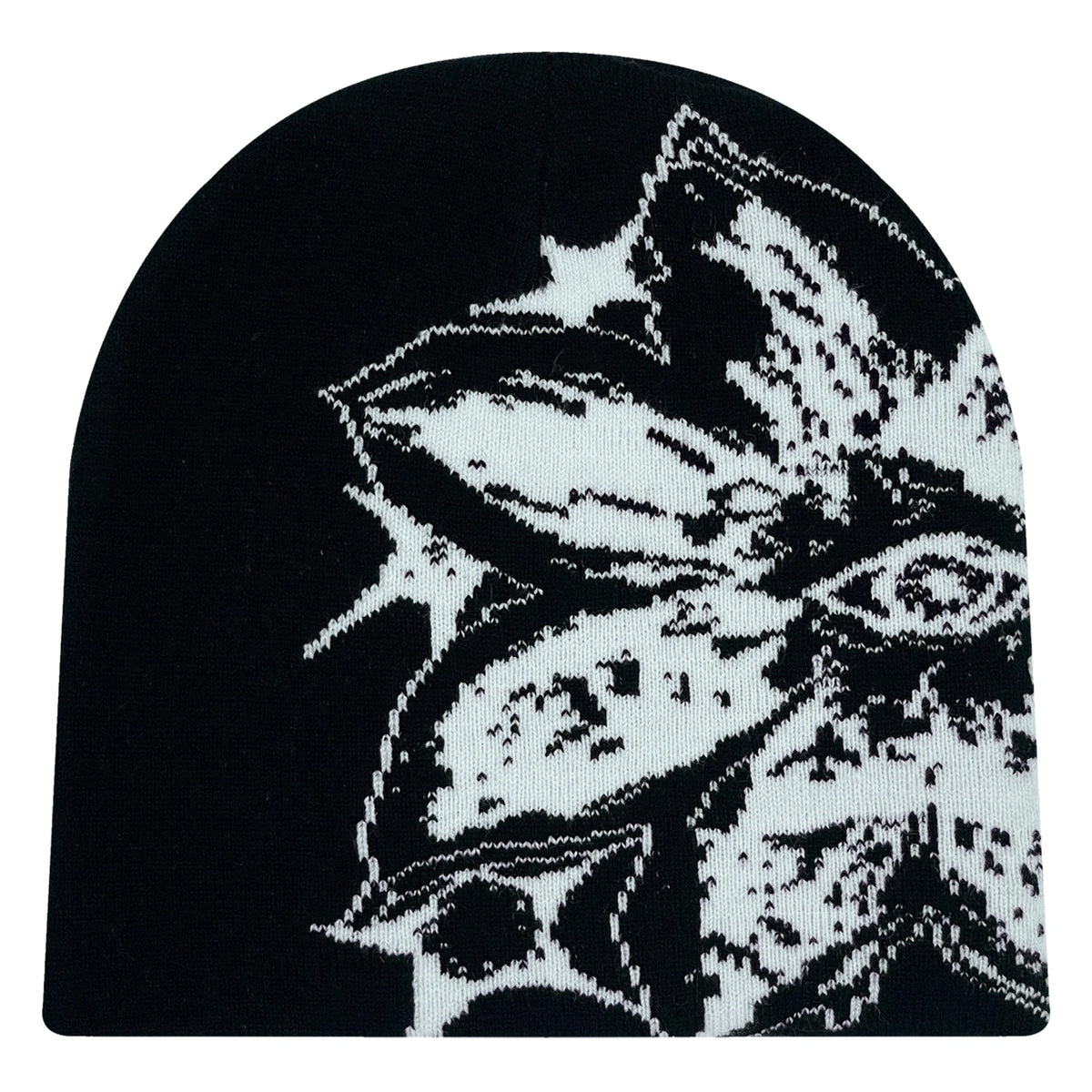 Jacquard Pattern Beanie, Unisex Knit Hat