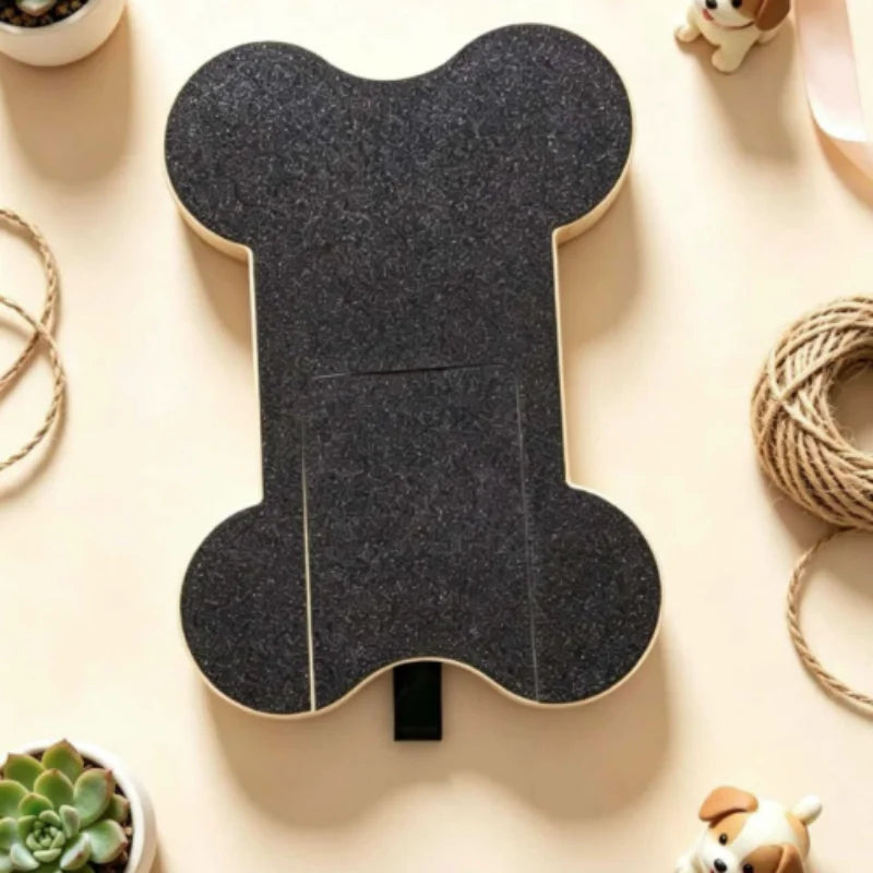 Wooden Dog Nail Scratch Board with Treat Box