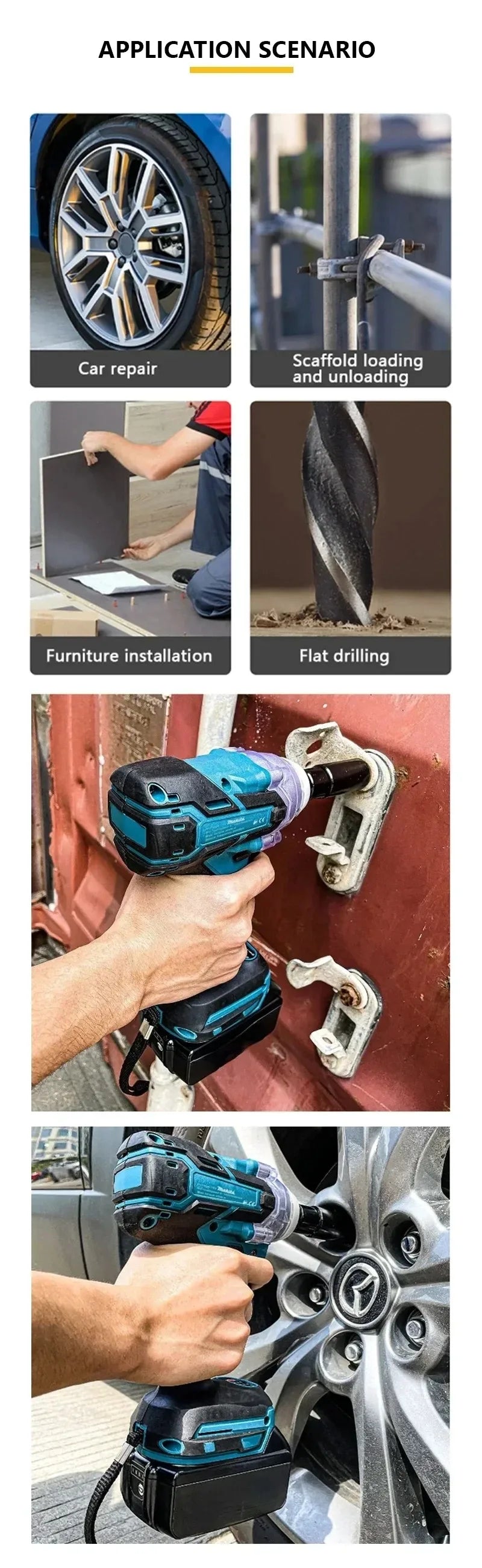 Makita DDF487 18V Brushless Cordless Drill Driver – Rechargeable Power Tool (Tool Only)