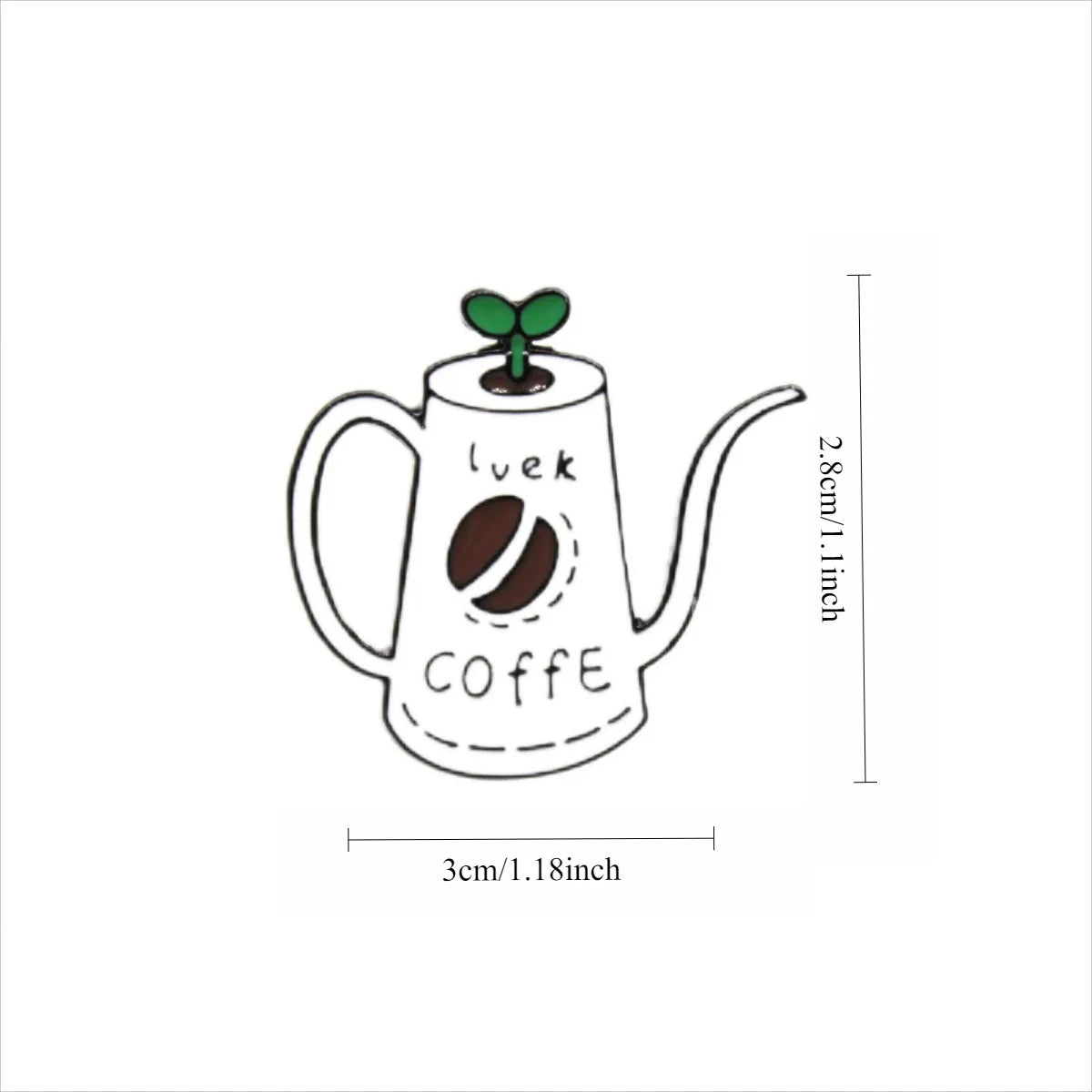 Coffee Cup Pin Badge - Cute Cartoon Brooch for Bags & Jackets - photo 7