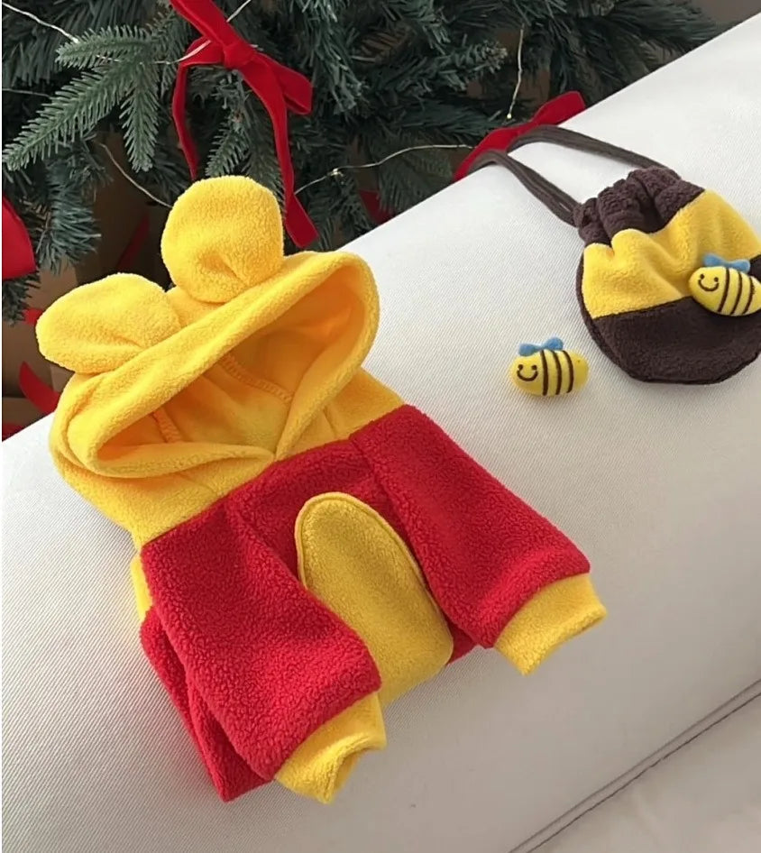 Cartoon Fleece Dog Hoodie - Warm Pullover for Small Dogs – photo 6