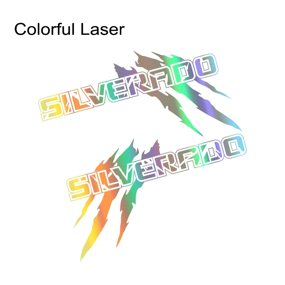 Car Sticker For Chevrolet Silverado 1500 2500 Z71 S10 Pickup Truck Bed Graphics Claw Styling Decor Cover Decal Auto Accessories