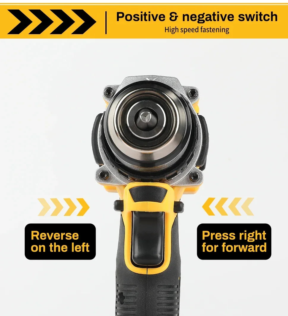 DEWALT DCD805 Cordless Impact Drill Brushless Professional Car Maintenance & Household Repair Durable Tool Only