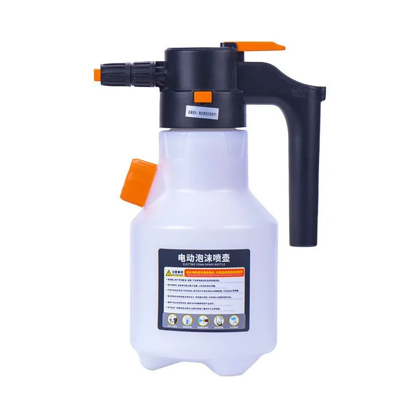 2L Handheld Electric Foam Sprayer Hand Pump Foam Sprayer Snow Foam Cannon Motorized Car Wash Sprayer for Car Wash Home Cleaning