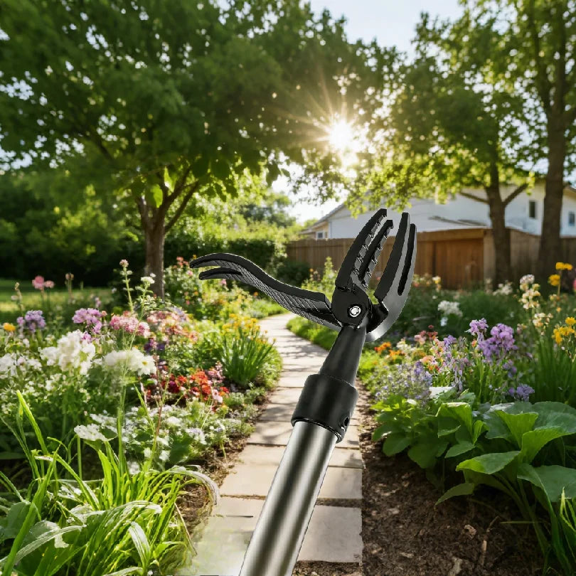 1pc 4-Claw Weed Tool Head - Professional Root Extractor for Tough Garden Weeds, Ergonomic Yard Maintenance Solution