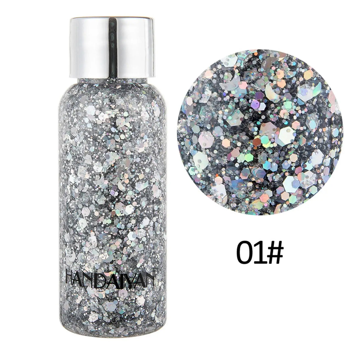 Glitter Body Lotion Diamond Glitter Gel Cream Eye Nail Hair Body Face Glitter Gel Lasting Sparkling Lotion Party Glitter Shimmer