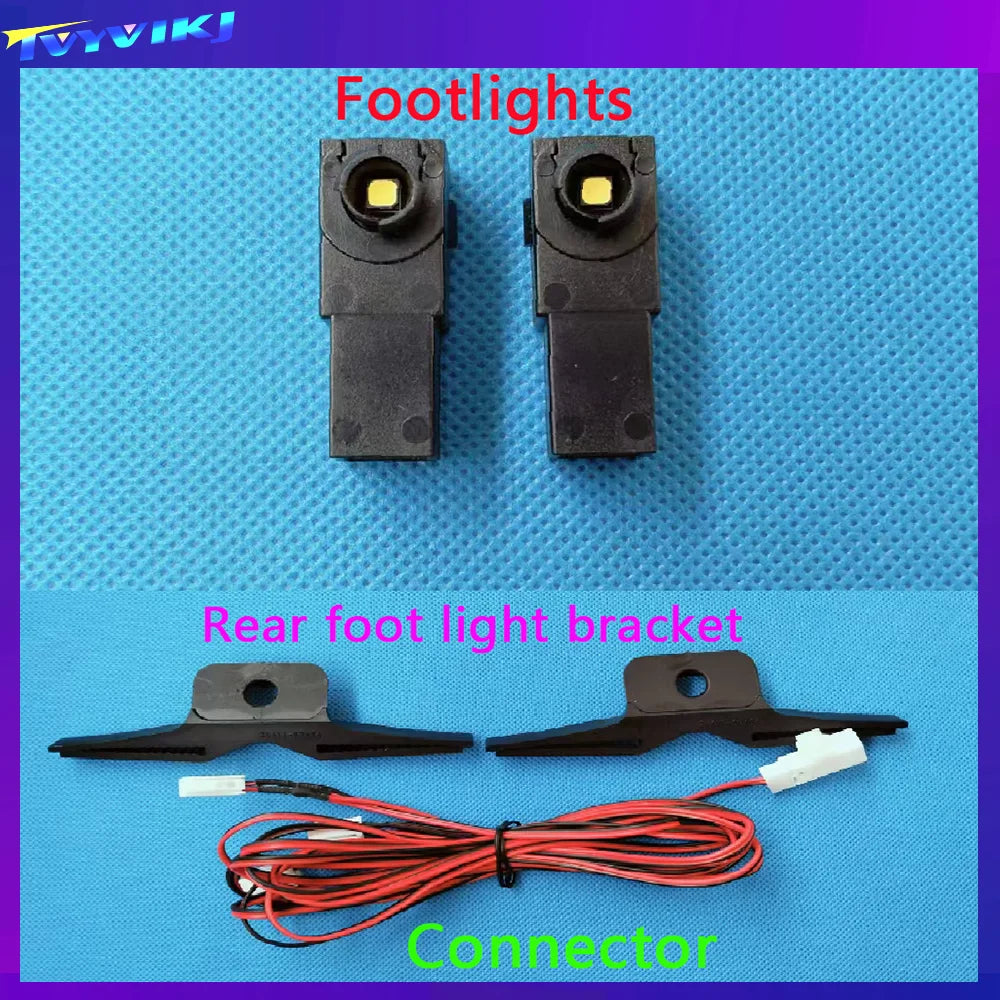 New 2/4 Pcs 12V LED Inner Ambient light For Toyota/Lexus/Honda/Mazda/Subaru Compatible Illumination Foot Lamp Glove Box Lamp