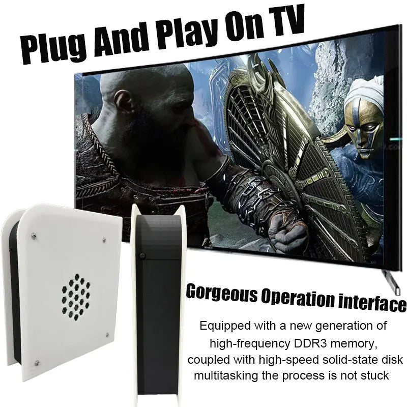 M15 Dual-System Game Console — Windows 11 + Batocera, i3 CPU, 60+ Emulators, Wireless Controller