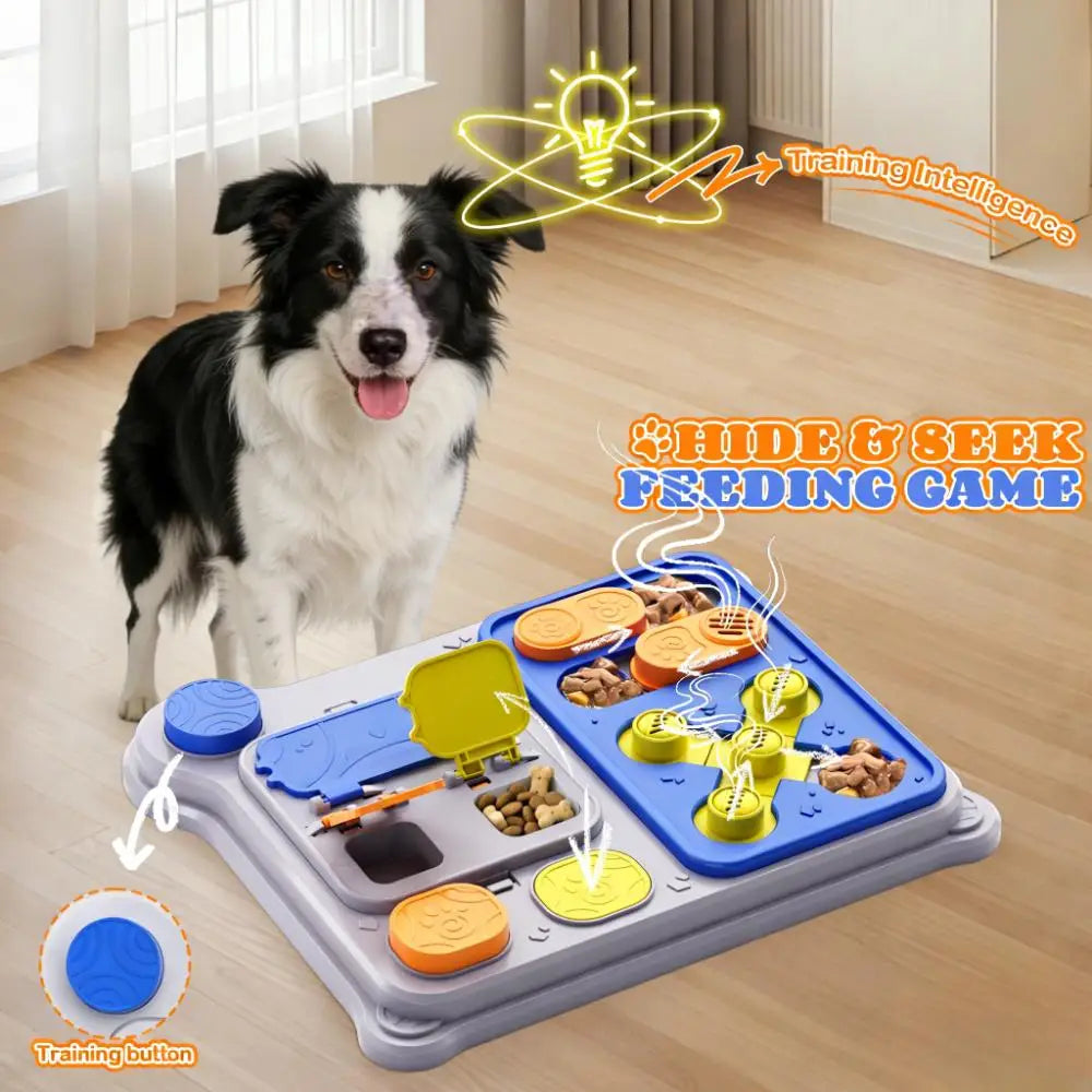 Rectangular Dog Puzzle Feeder - IQ Training Treat Dispenser – photo 5