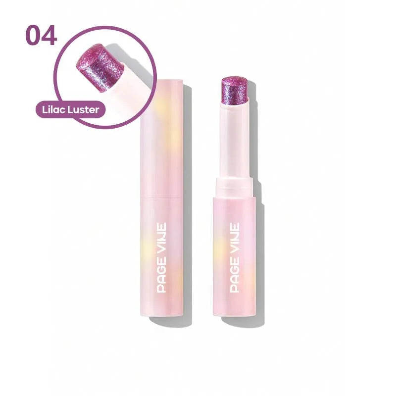 Sparkling Jelly Highlighter Stick Pearlescent Monochrome Shine Glitter Highlight Eyeshadow Stick High Gloss Face Brighten Makeup