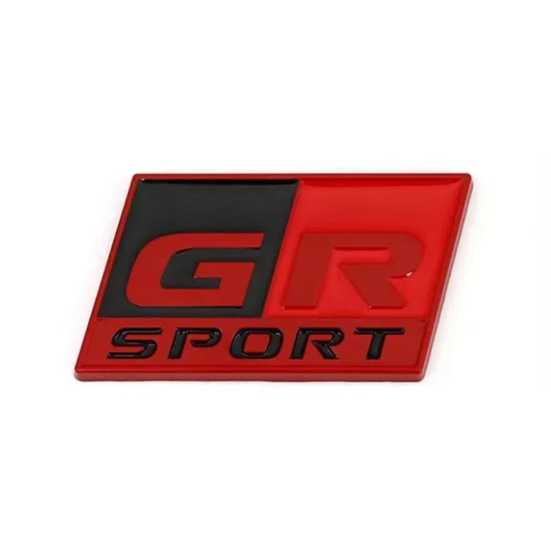 3D Metal Car Sticker Labeling Emblem Badge Decals For Toyota sport GR Sport RAV4 C-HR Avensis Prado Prius Car Auto Accessories