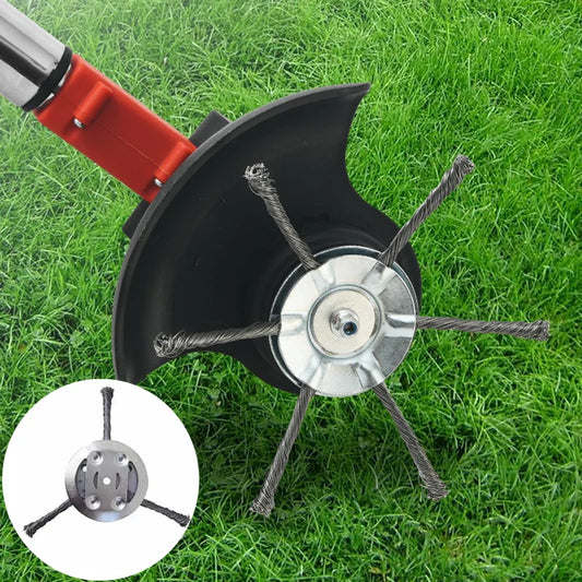 Steel Wire Weed Brush Head for Grass Trimmer – Removes Moss & Rust
