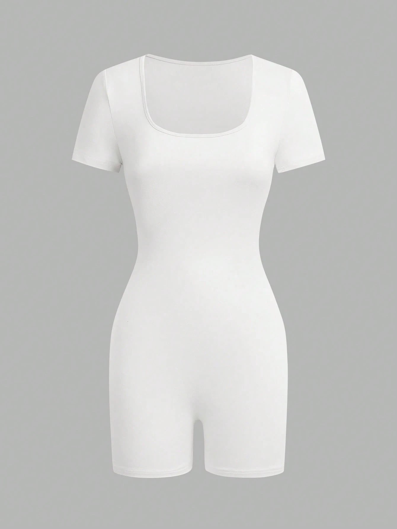 Women's Short-Sleeve Yoga Set — Stretchy Two-Piece Fitness Sports Suit
